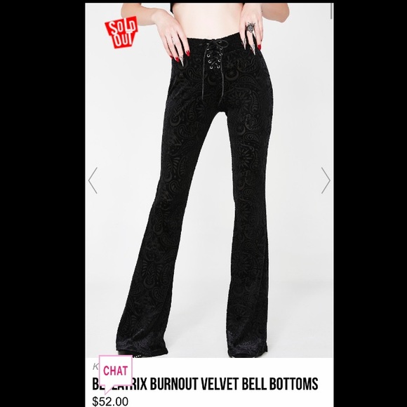 dolls kill bell bottoms
